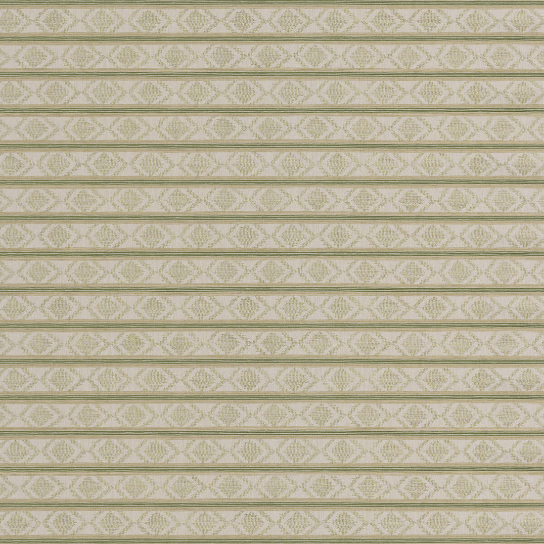 Burford Stripe fabric in green color - pattern BF11034.8.0 - by G P &amp; J Baker in the Burford Weaves collection