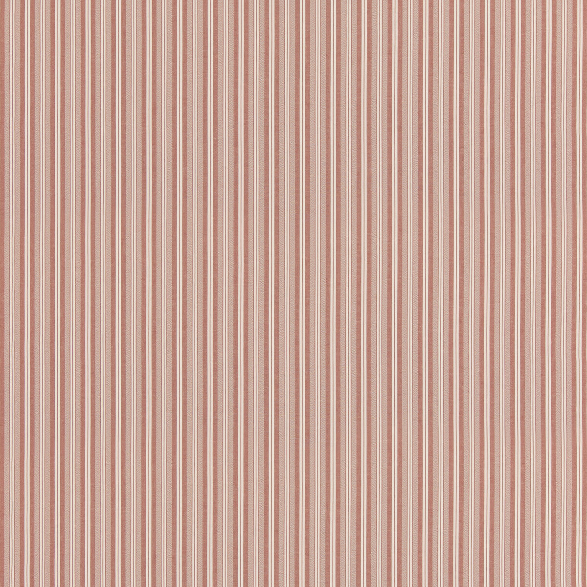 Laverton Stripe fabric in soft red color - pattern BF11037.450.0 - by G P & J Baker in the Baker House Plain & Stripe II collection