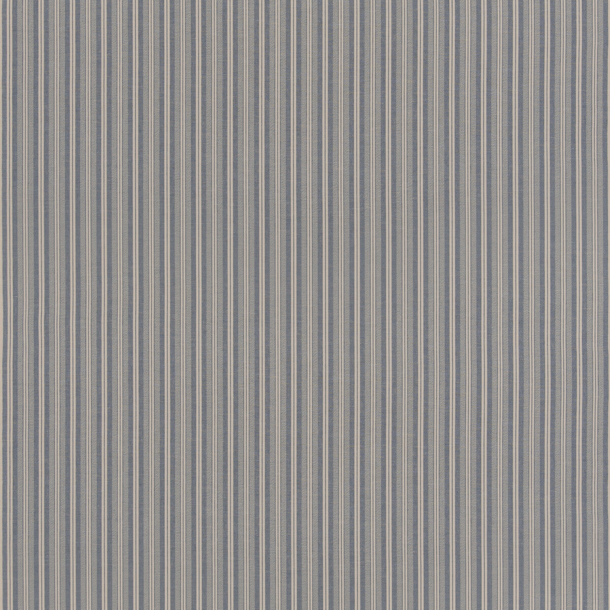 Laverton Stripe fabric in denim color - pattern BF11037.640.0 - by G P & J Baker in the Baker House Plain & Stripe II collection