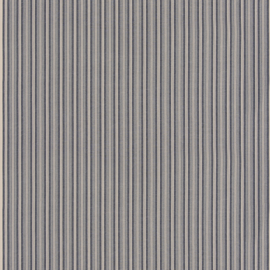 Laverton Stripe fabric in indigo color - pattern BF11037.680.0 - by G P &amp; J Baker in the Baker House Plain &amp; Stripe II collection