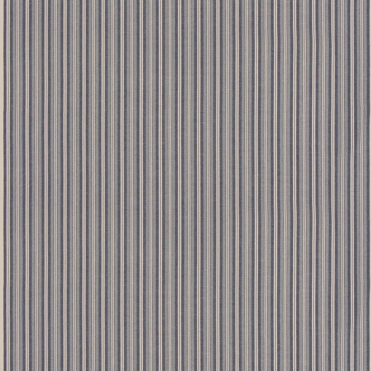 Laverton Stripe fabric in indigo color - pattern BF11037.680.0 - by G P & J Baker in the Baker House Plain & Stripe II collection
