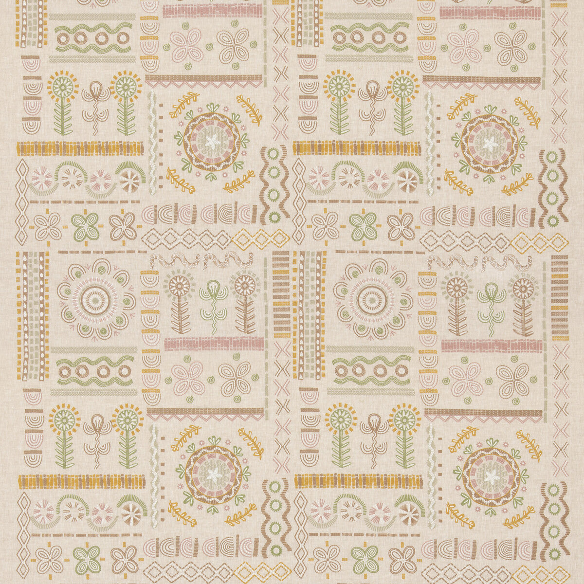 Spin Off fabric in plaster color - pattern BF11055.2.0 - by G P & J Baker in the X Kit Kemp Prints And Embroideries collection