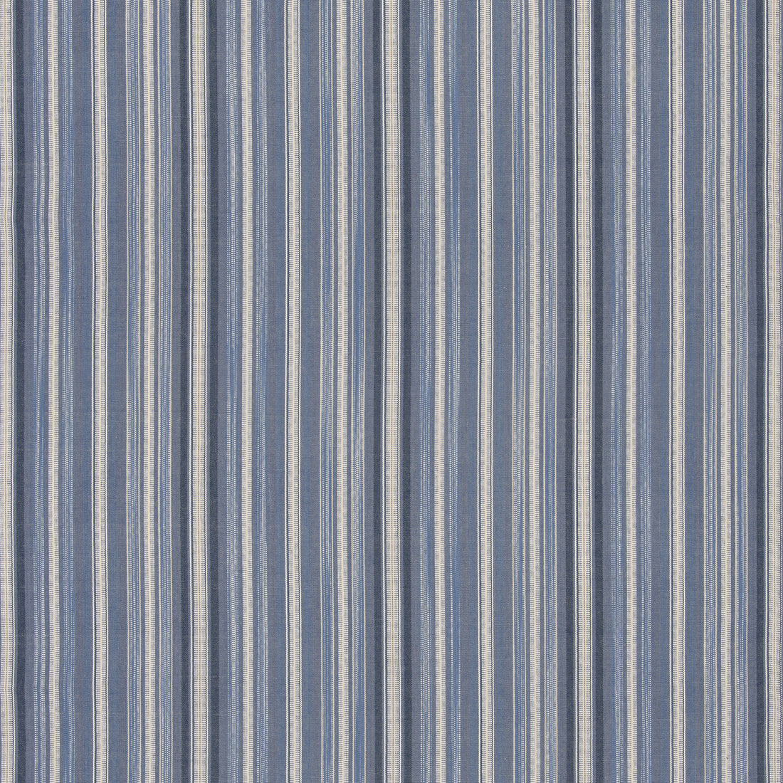 Rainstorm fabric in blue color - pattern BF11065.660.0 - by G P &amp; J Baker in the X Kit Kemp Stripes collection