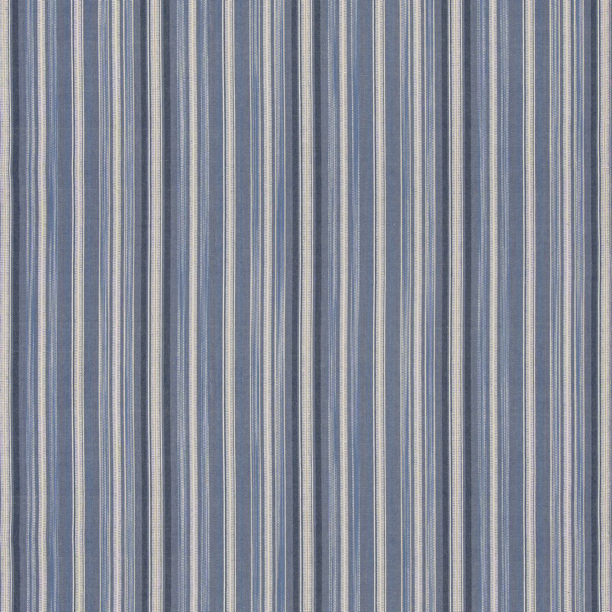 Rainstorm fabric in blue color - pattern BF11065.660.0 - by G P & J Baker in the X Kit Kemp Stripes collection