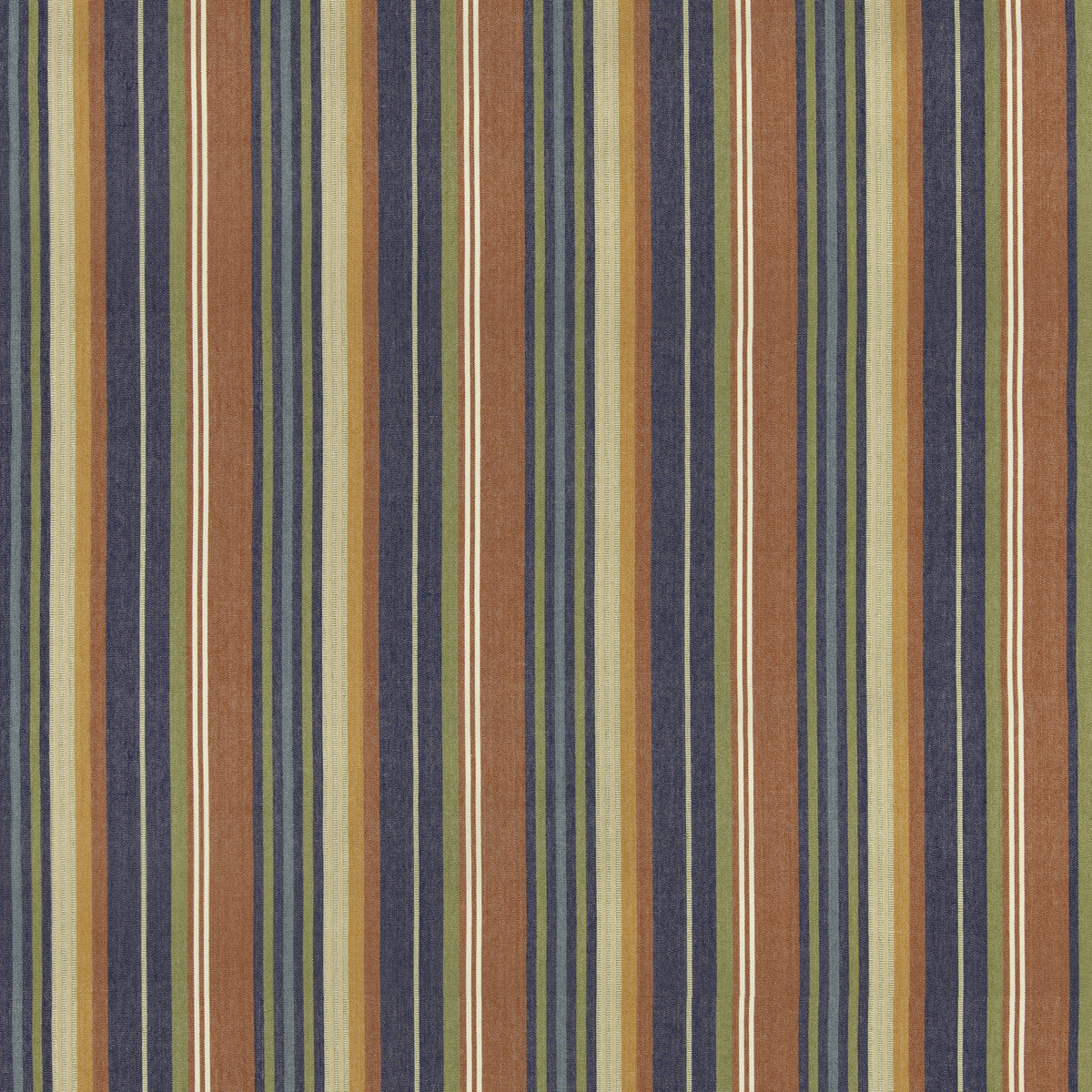 Petra Stripe fabric in red blue color - pattern number BF11082.5.0 - by G P & J Baker in the Eldon collection