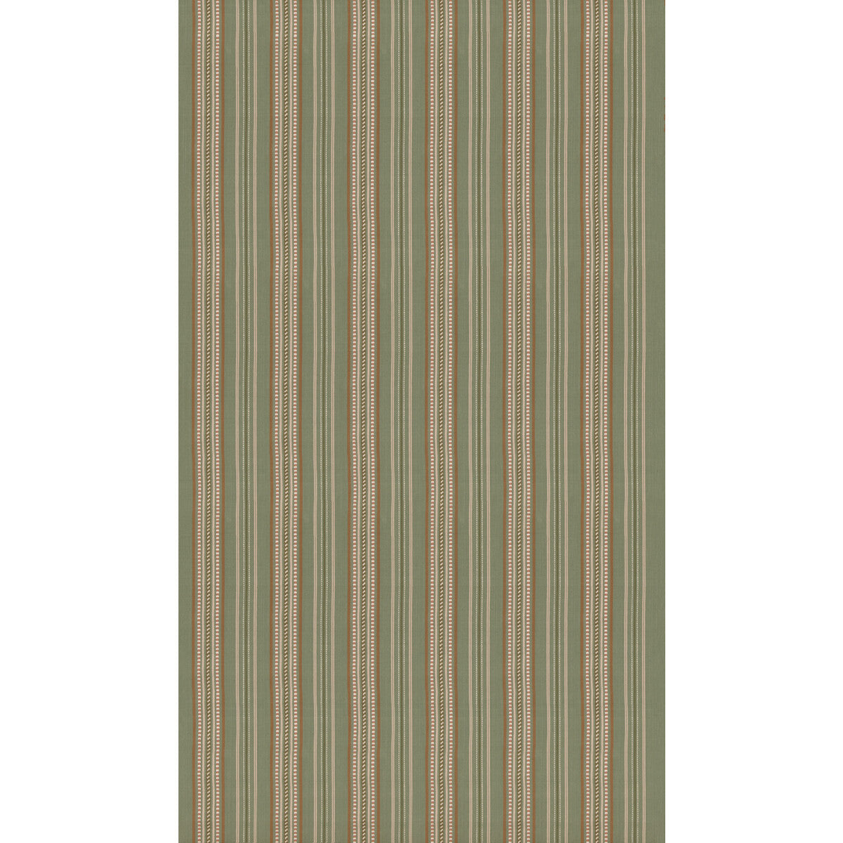 Rufus Stripe fabric in leaf color - pattern number BF11115.778.0 - by G P & J Baker in the Symington Stripes collection