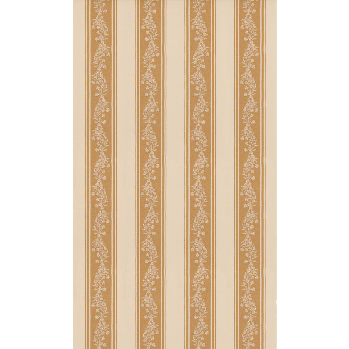 Aldbury Stripe fabric in ochre color - pattern number BF11121.840.0 - by G P & J Baker in the Canton collection