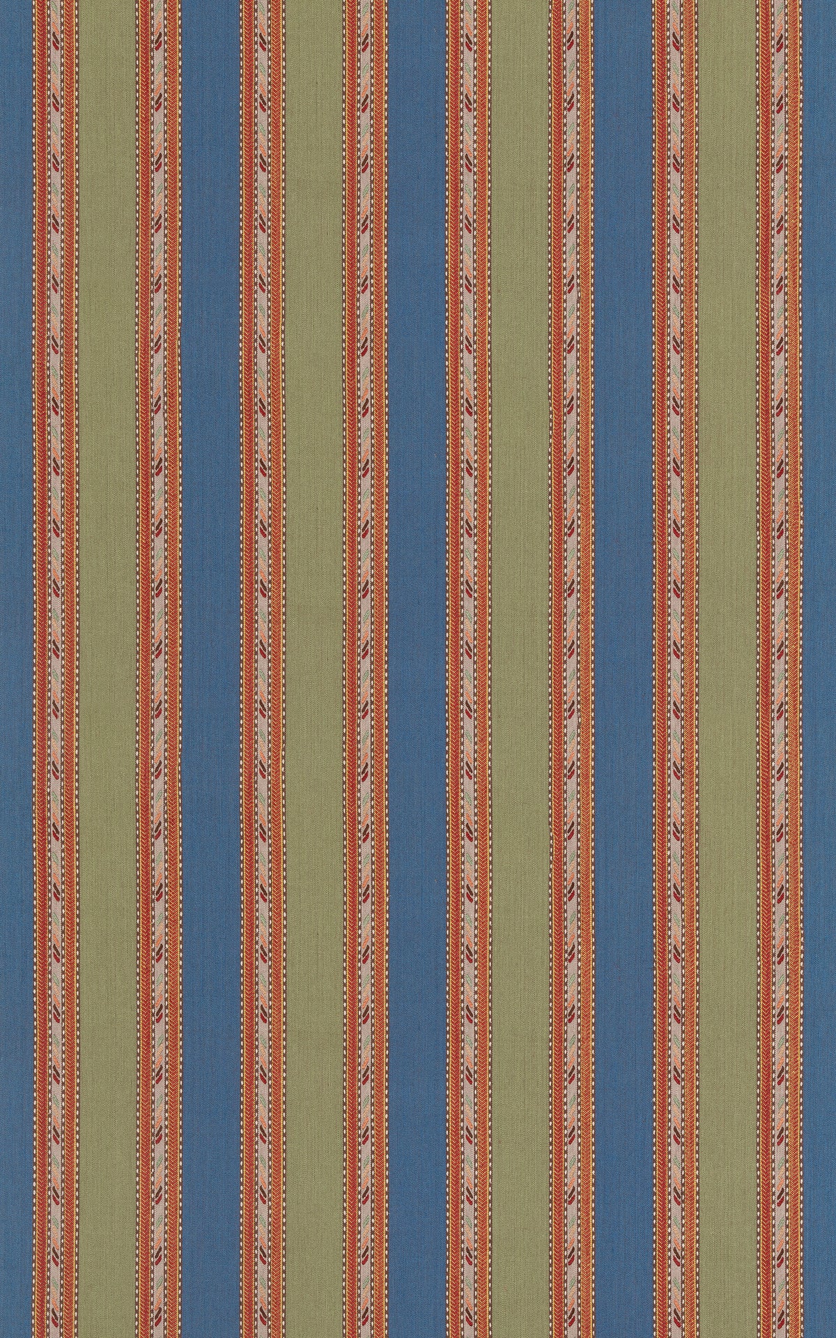 Zephyr fabric in Blue/Green color - pattern number BF11131.3.0 - by G P & J Baker in the Kit Kemp Stripes II collection