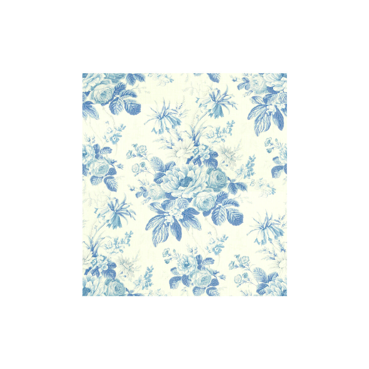Caroline fabric in blue color - pattern BFC-3500.515.0 - by Lee Jofa in the Blithfield collection