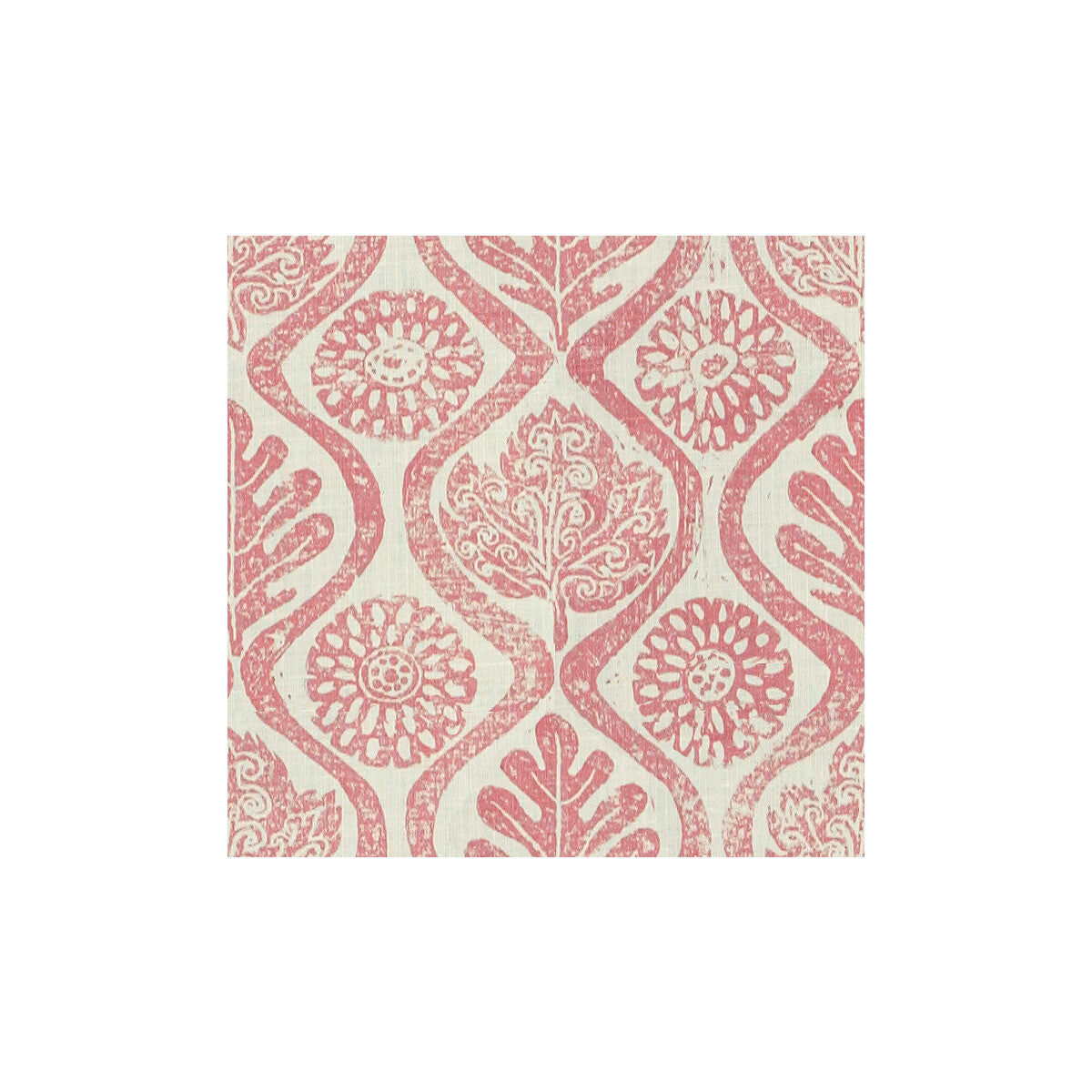 Oakleaves fabric in pink color - pattern BFC-3514.79.0 - by Lee Jofa in the Blithfield collection