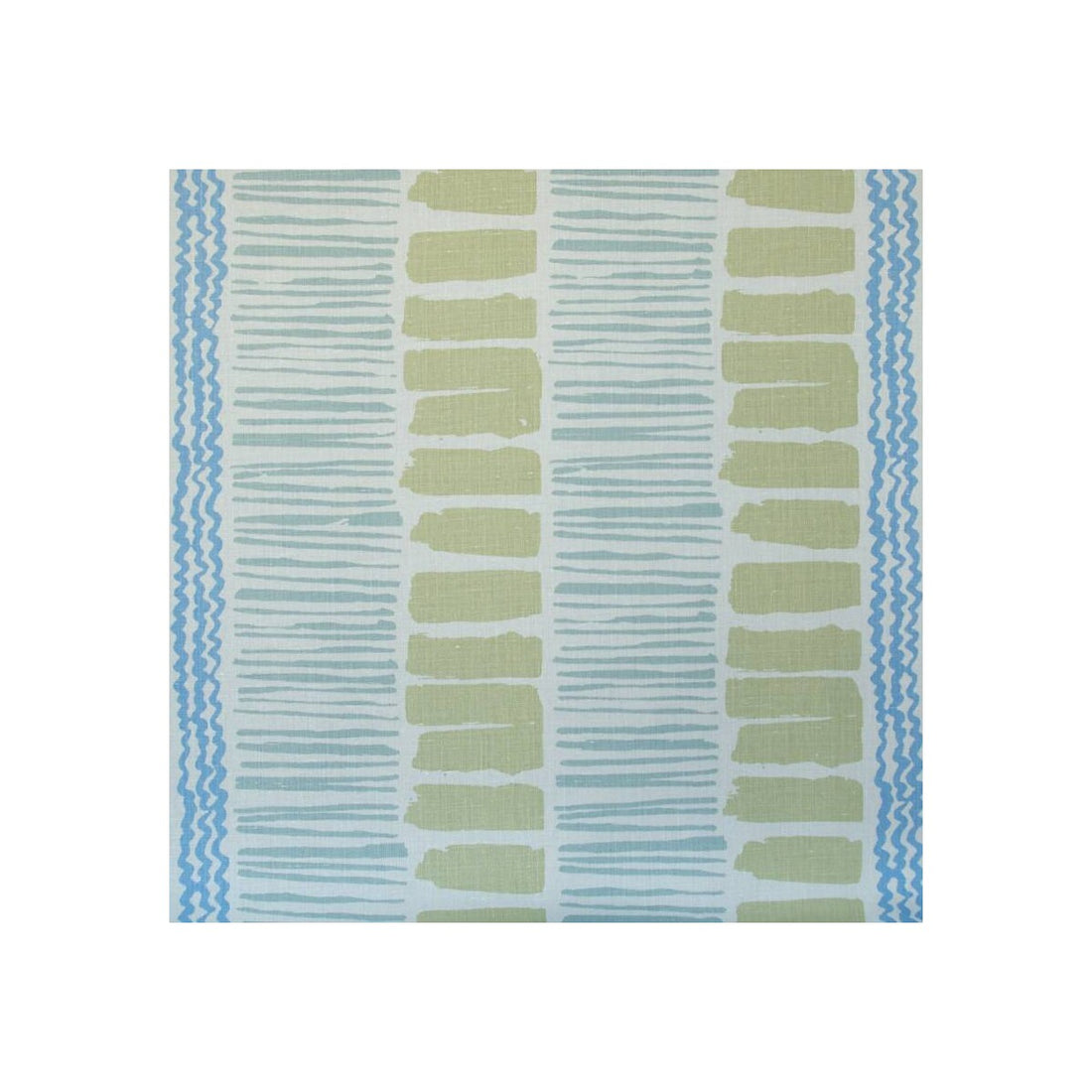 Saltaire fabric in light green/aqua/cornflower color - pattern BFC-3624.315.0 - by Lee Jofa in the Blithfield collection