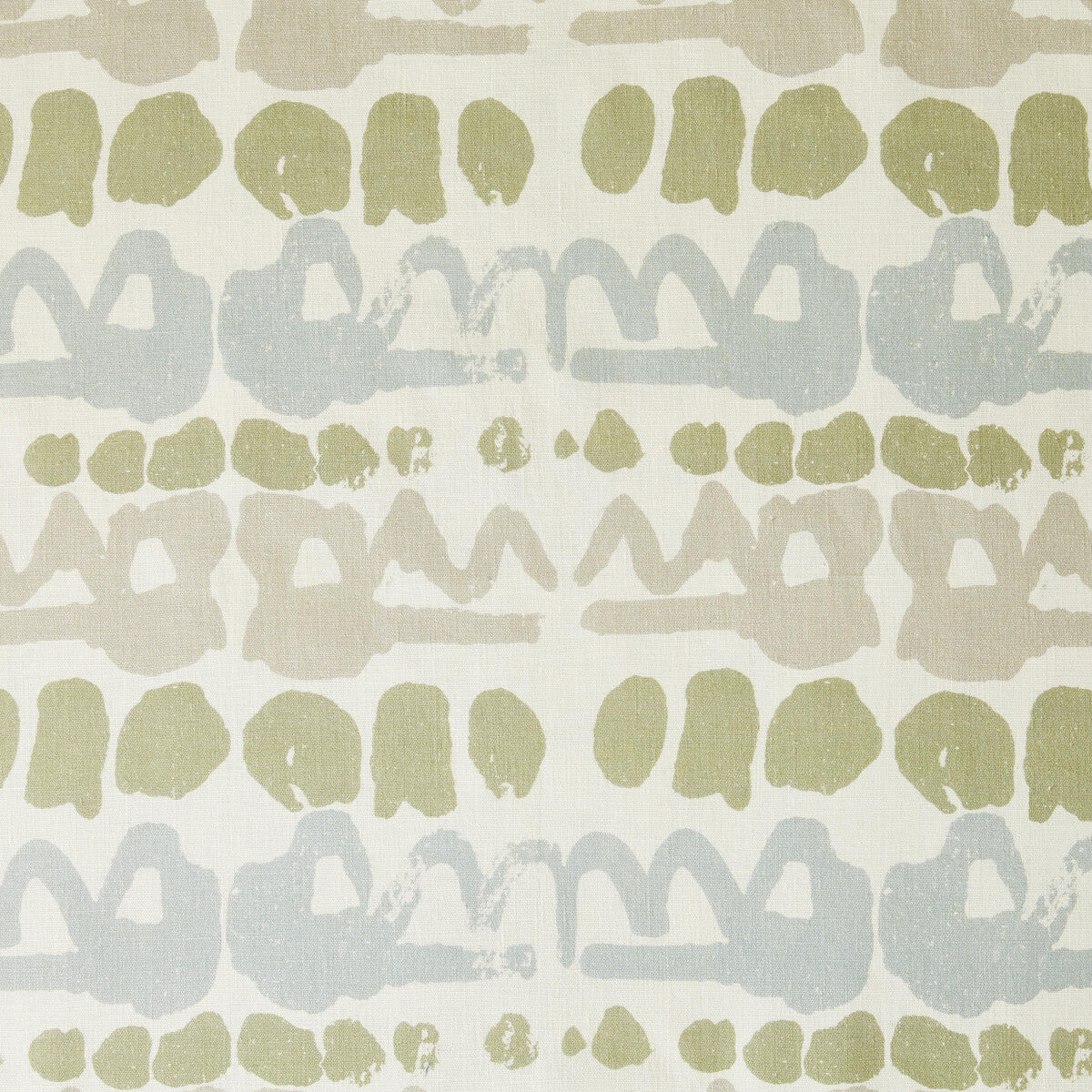 Altamira fabric in green/stone color - pattern BFC-3649.1130.0 - by Lee Jofa in the Blithfield collection