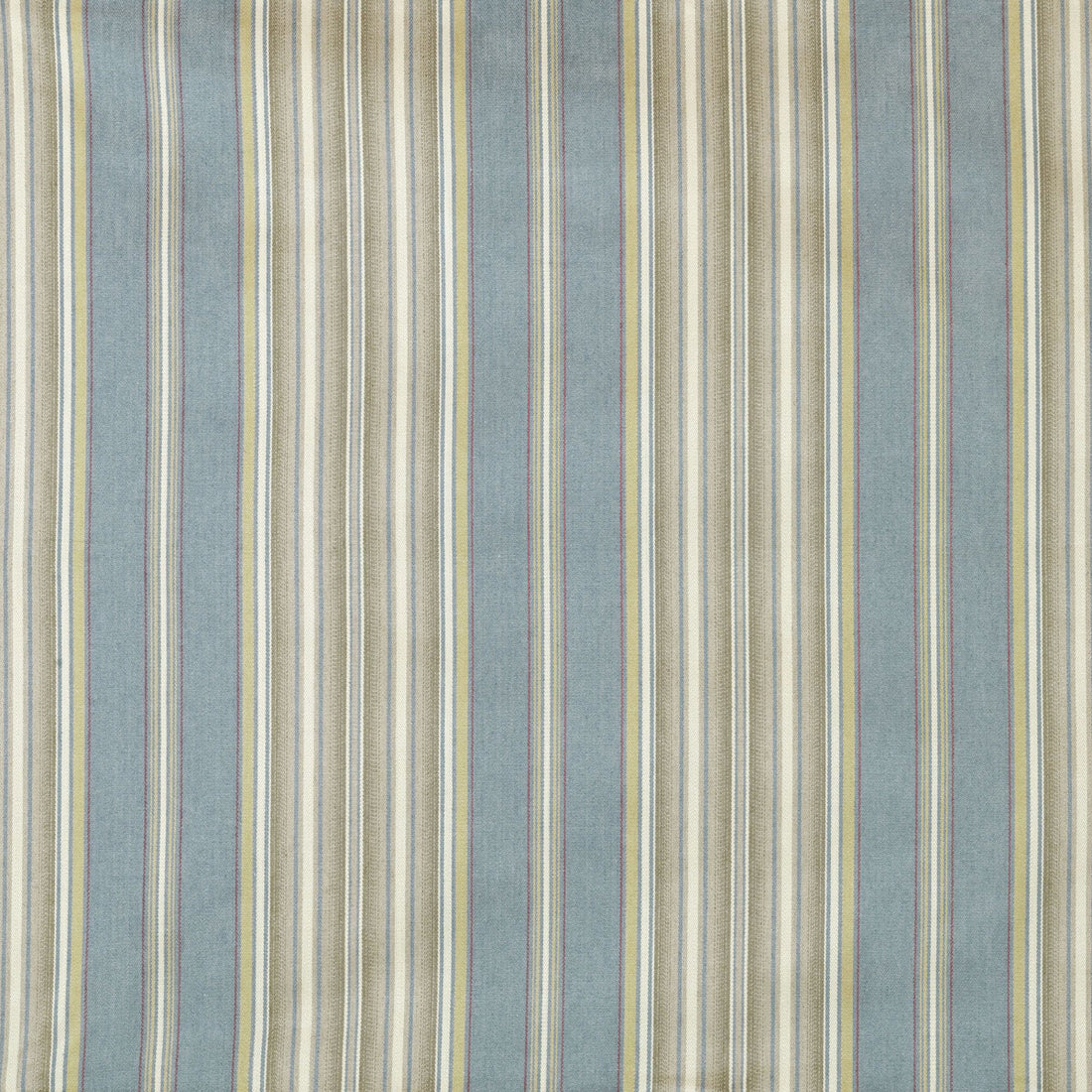 Windsor Stripe fabric in aqua/gold color - pattern BFC-3659.134.0 - by Lee Jofa in the Blithfield collection