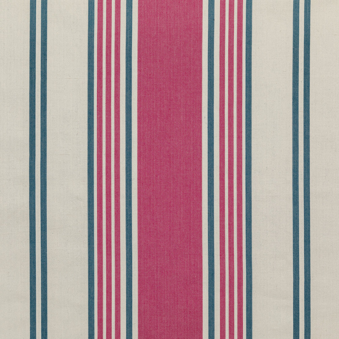 Derby Stripe fabric in cerise/blue color - pattern BFC-3686.517.0 - by Lee Jofa in the Blithfield collection