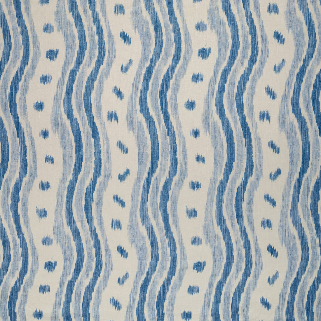 Ikat Stripe fabric in azure color - pattern BFC-3687.155.0 - by Lee Jofa in the Blithfield collection