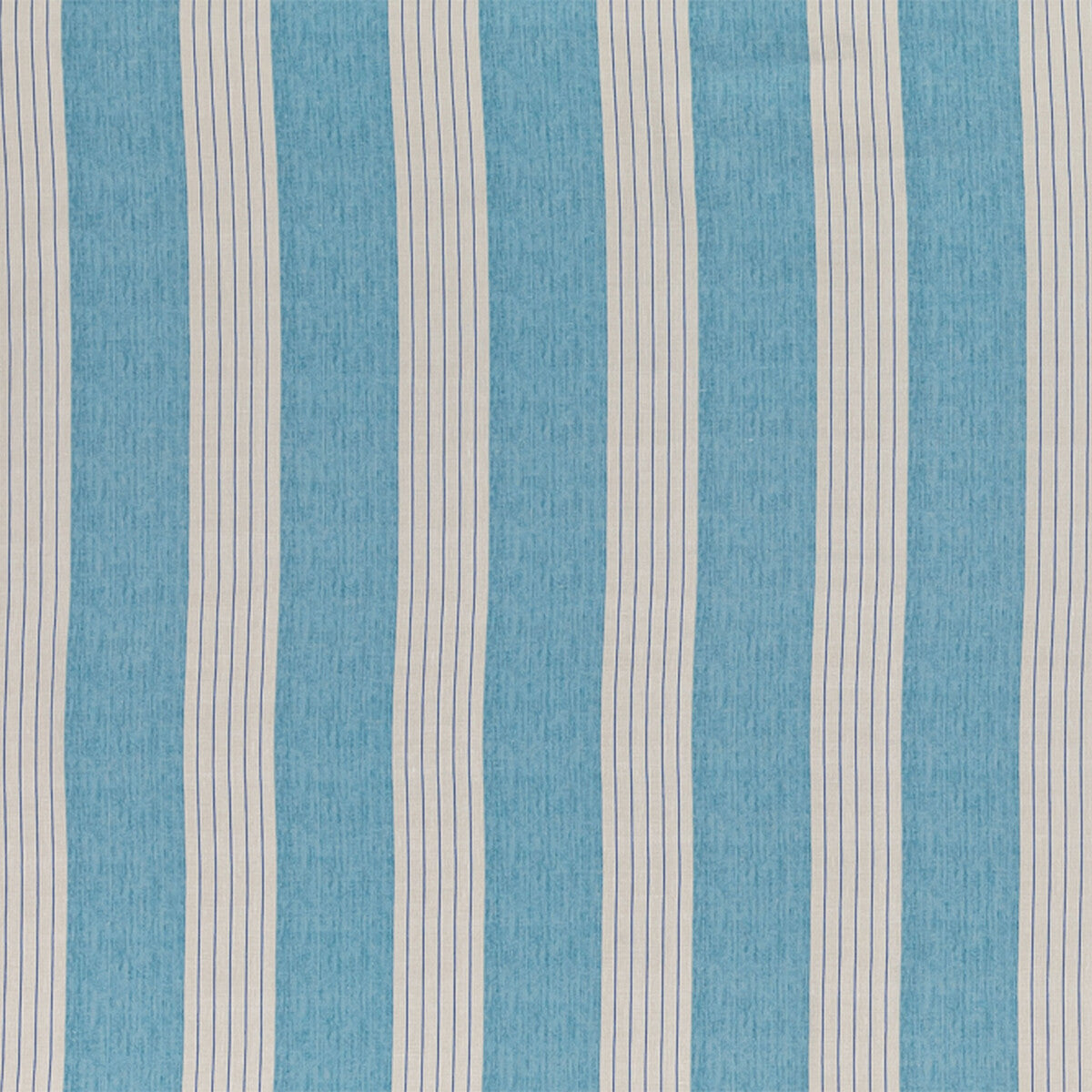 Lambert Stripe fabric in aqua color - pattern BFC-3697.13.0 - by Lee Jofa in the Blithfield collection