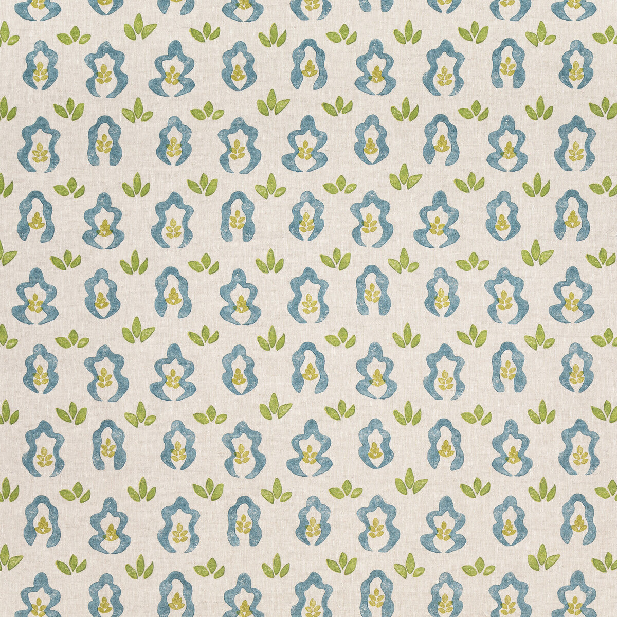 Springfield fabric in aquamarine color - pattern BFC-3708.353.0 - by Lee Jofa in the Blithfield Eden collection