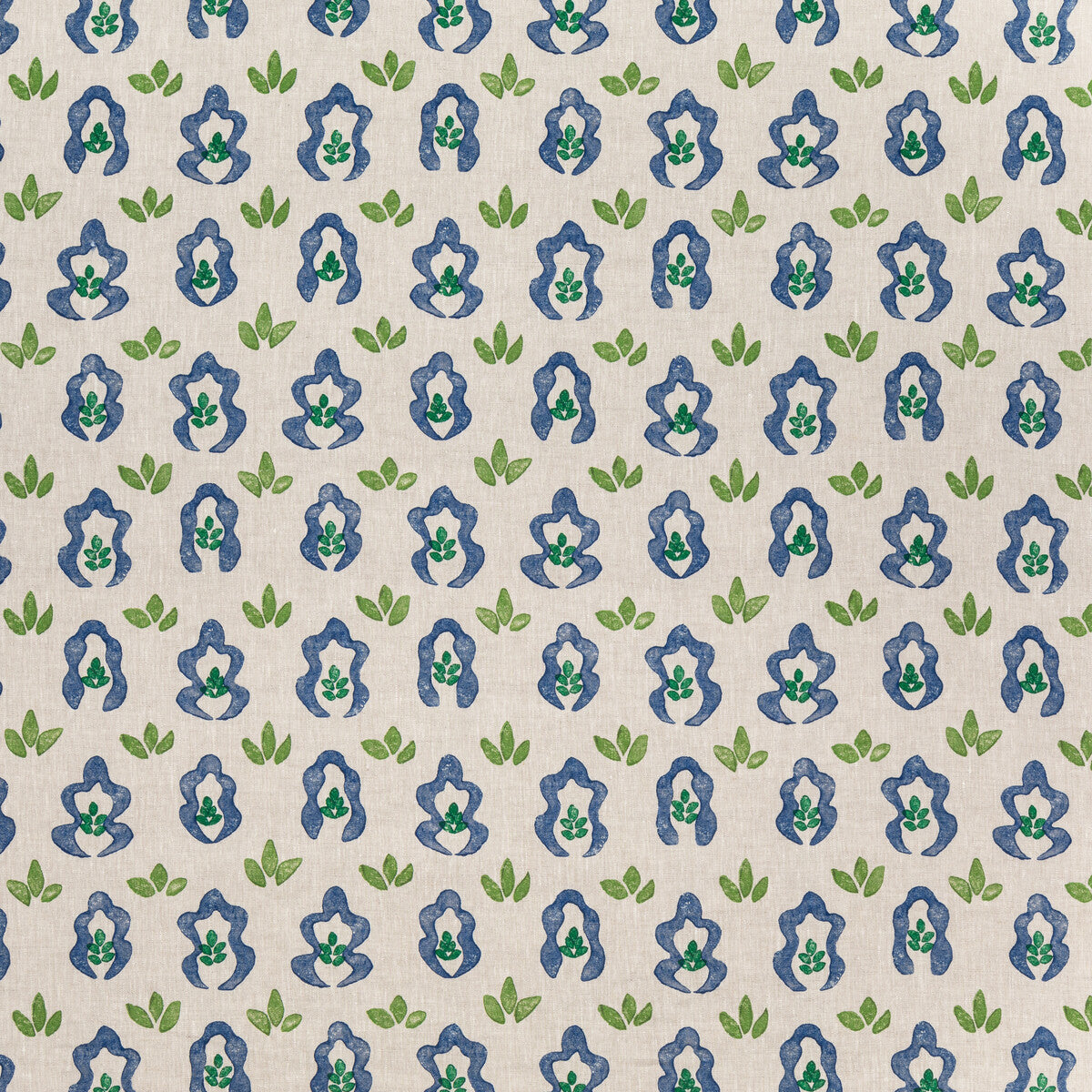 Springfield fabric in lagoon color - pattern BFC-3708.523.0 - by Lee Jofa in the Blithfield Eden collection