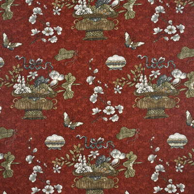 Castleton fabric in crimson/taupe color - pattern BP10313.3.0 - by G P &amp; J Baker in the Emperor&