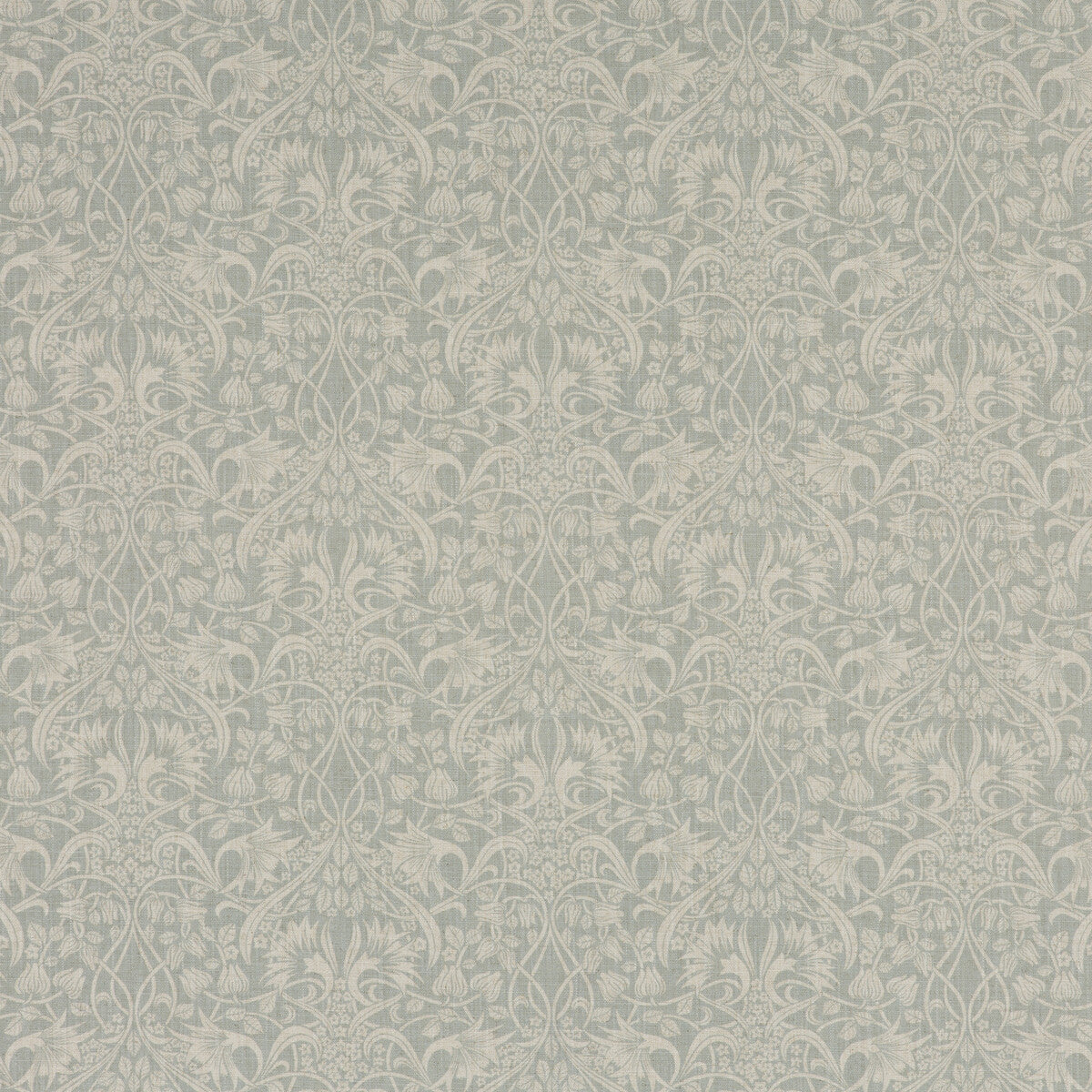 Fritillerie fabric in aqua color - pattern BP10620.2.0 - by G P & J Baker in the Originals V collection