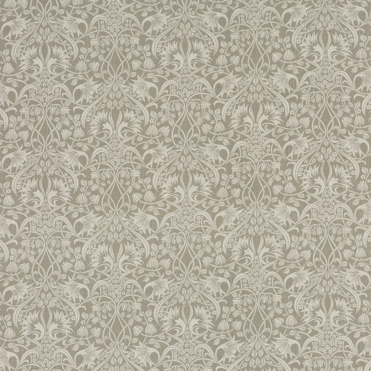 Fritillerie fabric in warm grey color - pattern BP10620.5.0 - by G P & J Baker in the Originals V collection