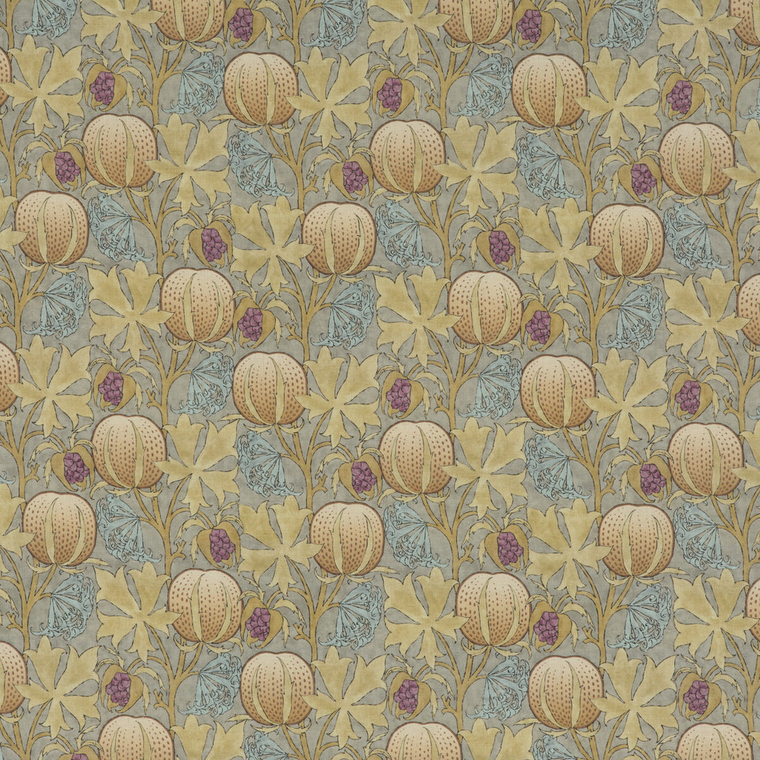 Pumpkins fabric in teal color - pattern BP10621.3.0 - by G P &amp; J Baker in the Originals V collection