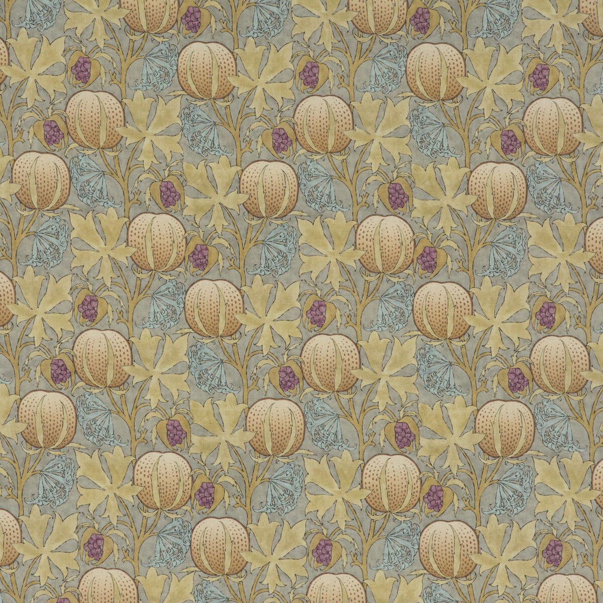 Pumpkins fabric in teal color - pattern BP10621.3.0 - by G P & J Baker in the Originals V collection