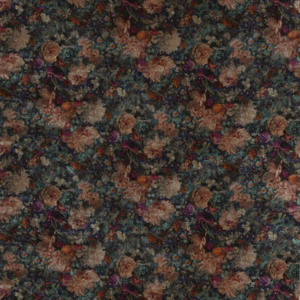 Royal Garden Velvet fabric in jewel color - pattern BP10642.3.0 - by G P & J Baker in the Historic Royal Palaces collection