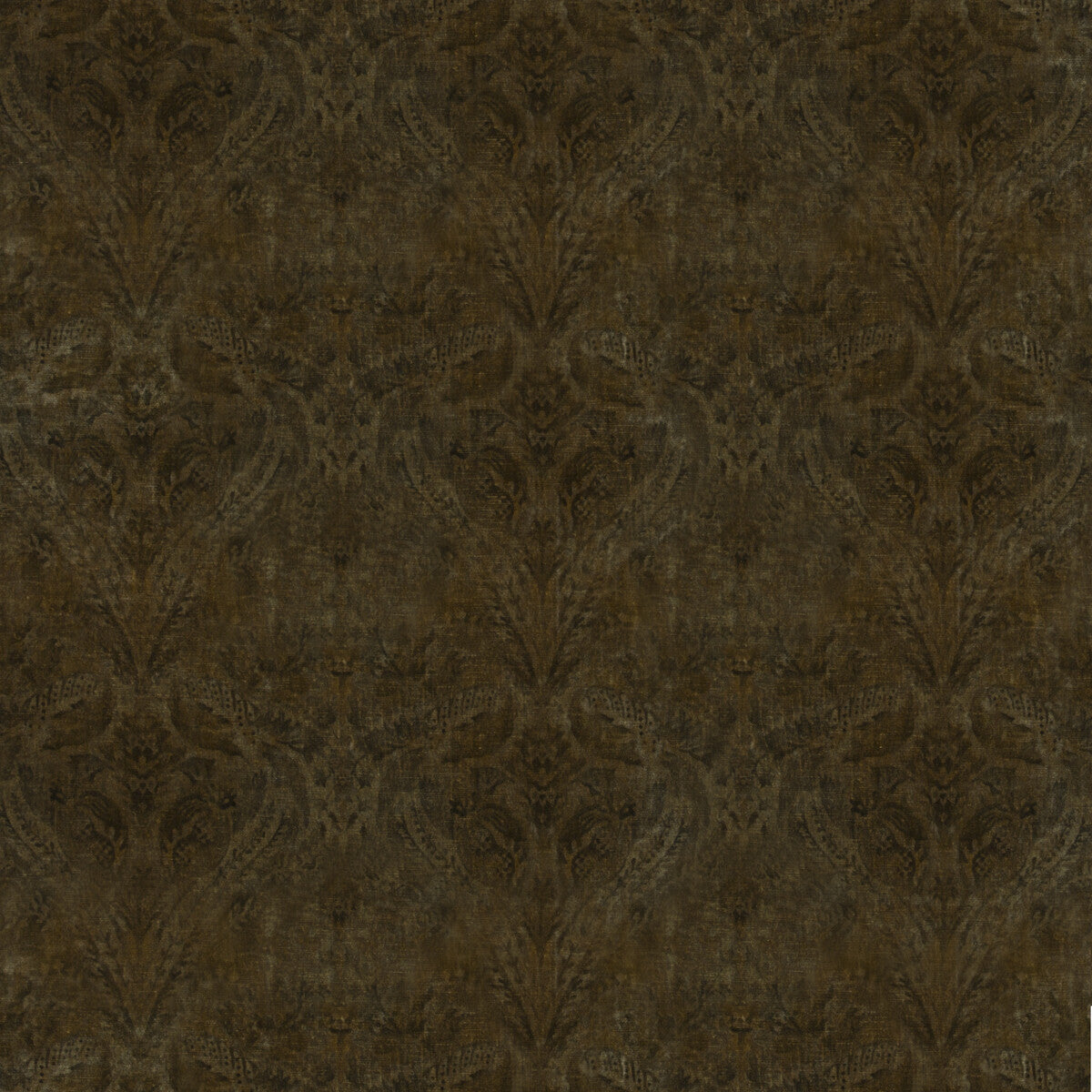 Royal Damask Velvet fabric in bronze color - pattern BP10646.1.0 - by G P & J Baker in the Historic Royal Palaces collection