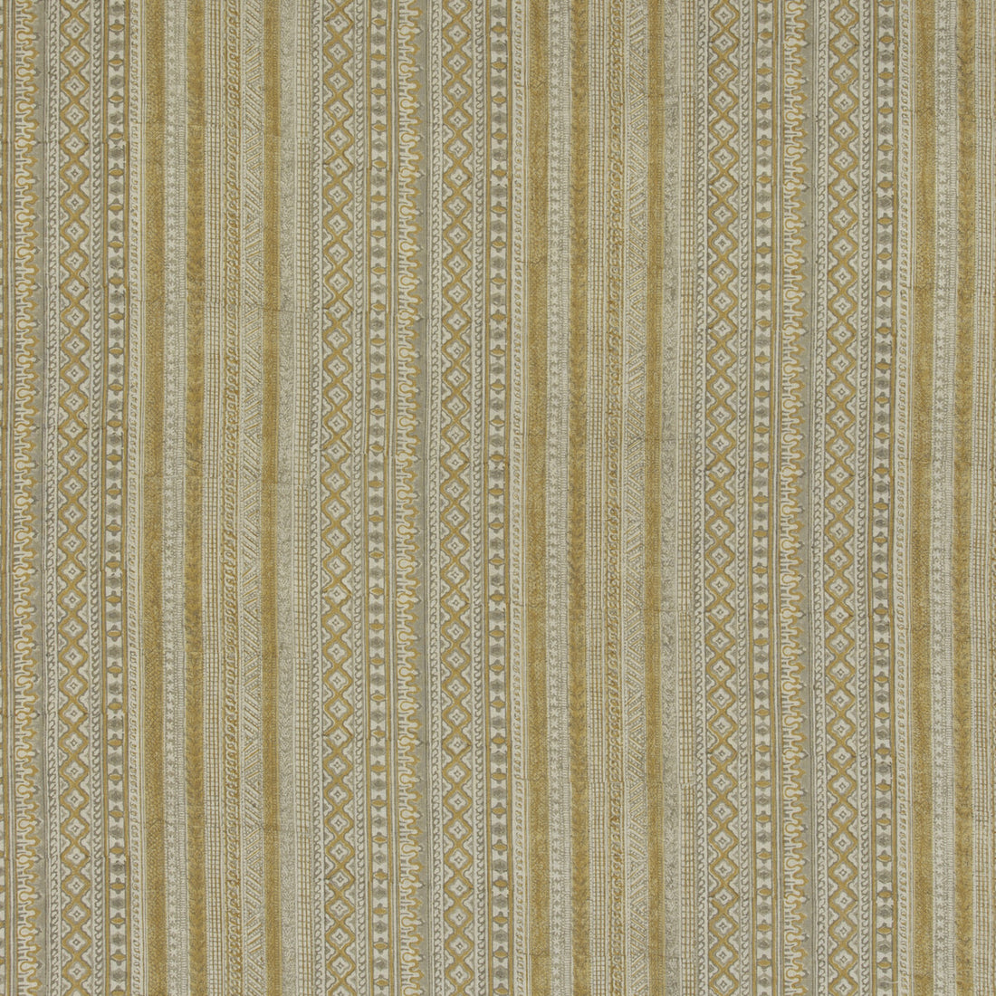 Kapisi fabric in ochre color - pattern BP10703.2.0 - by G P &amp; J Baker in the East To West collection