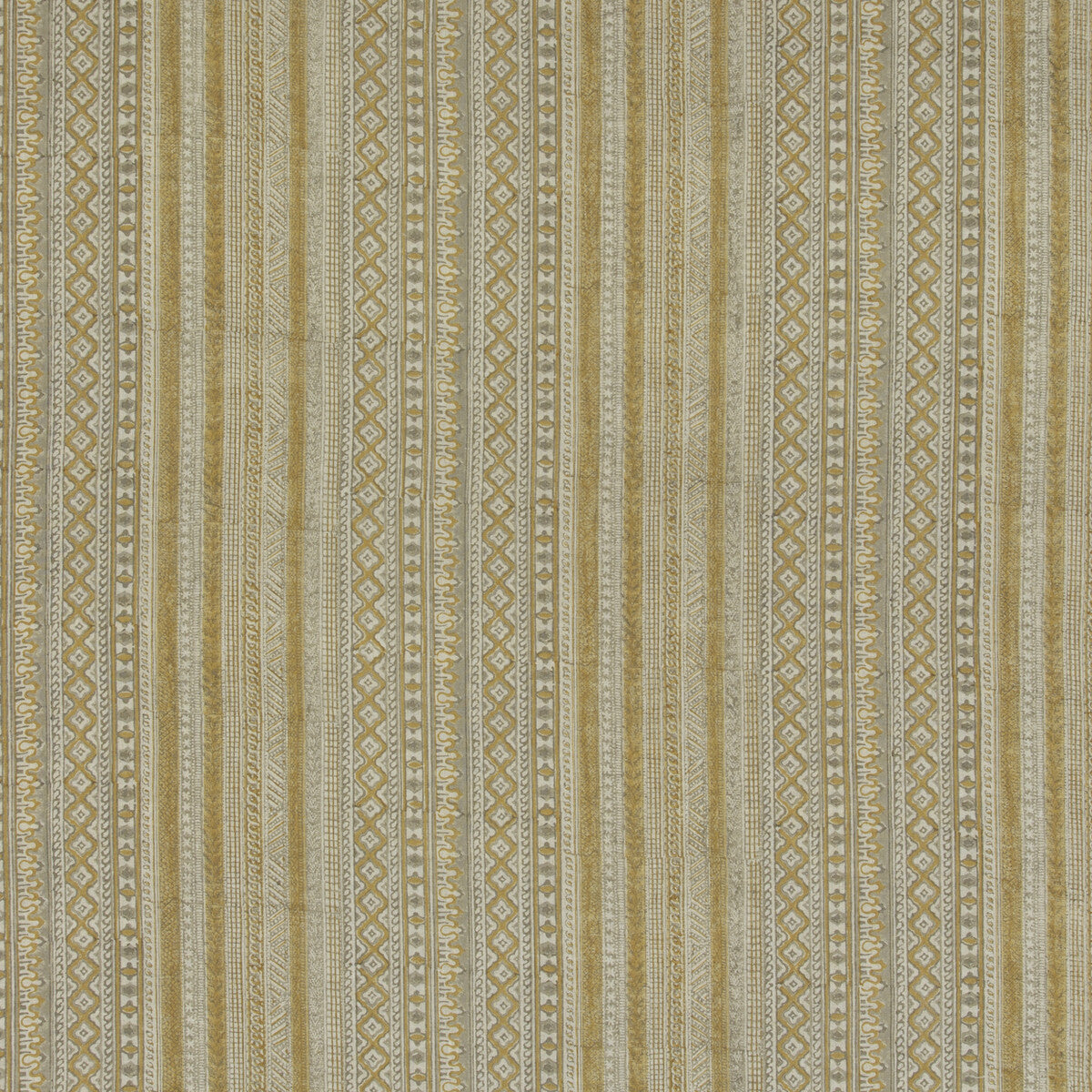 Kapisi fabric in ochre color - pattern BP10703.2.0 - by G P & J Baker in the East To West collection