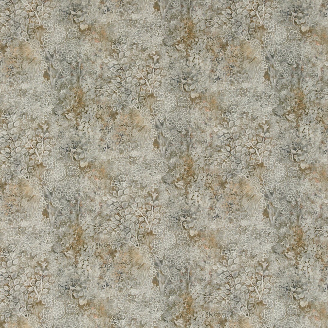 Persian Garden Linen fabric in natural color - pattern BP10704.2.0 - by G P &amp; J Baker in the East To West collection