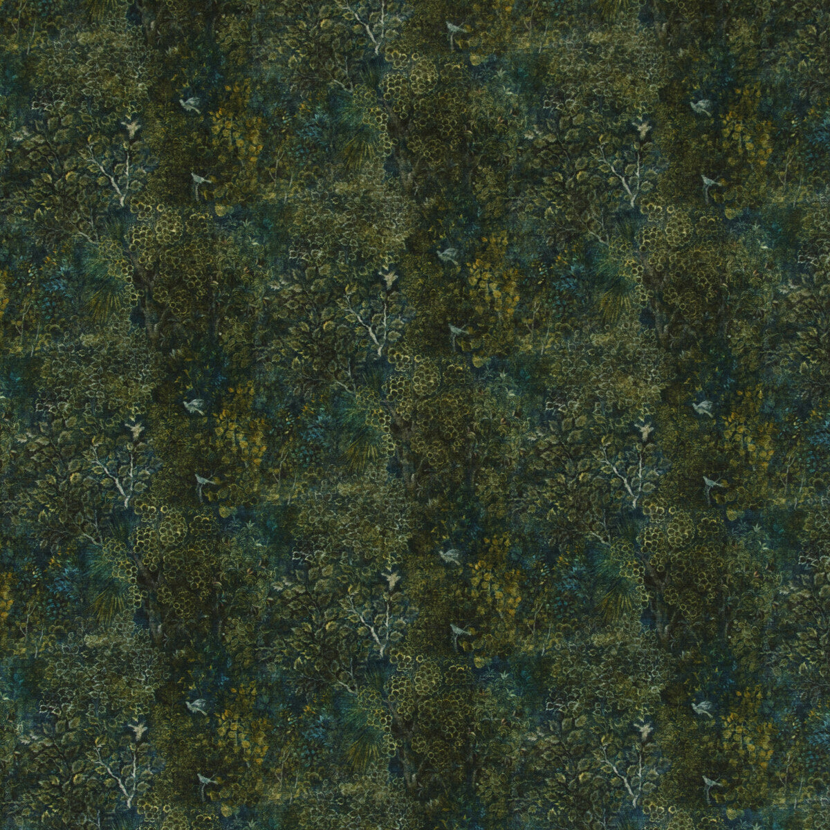 Persian Garden Velvet fabric in peacock color - pattern BP10711.1.0 - by G P & J Baker in the East To West collection