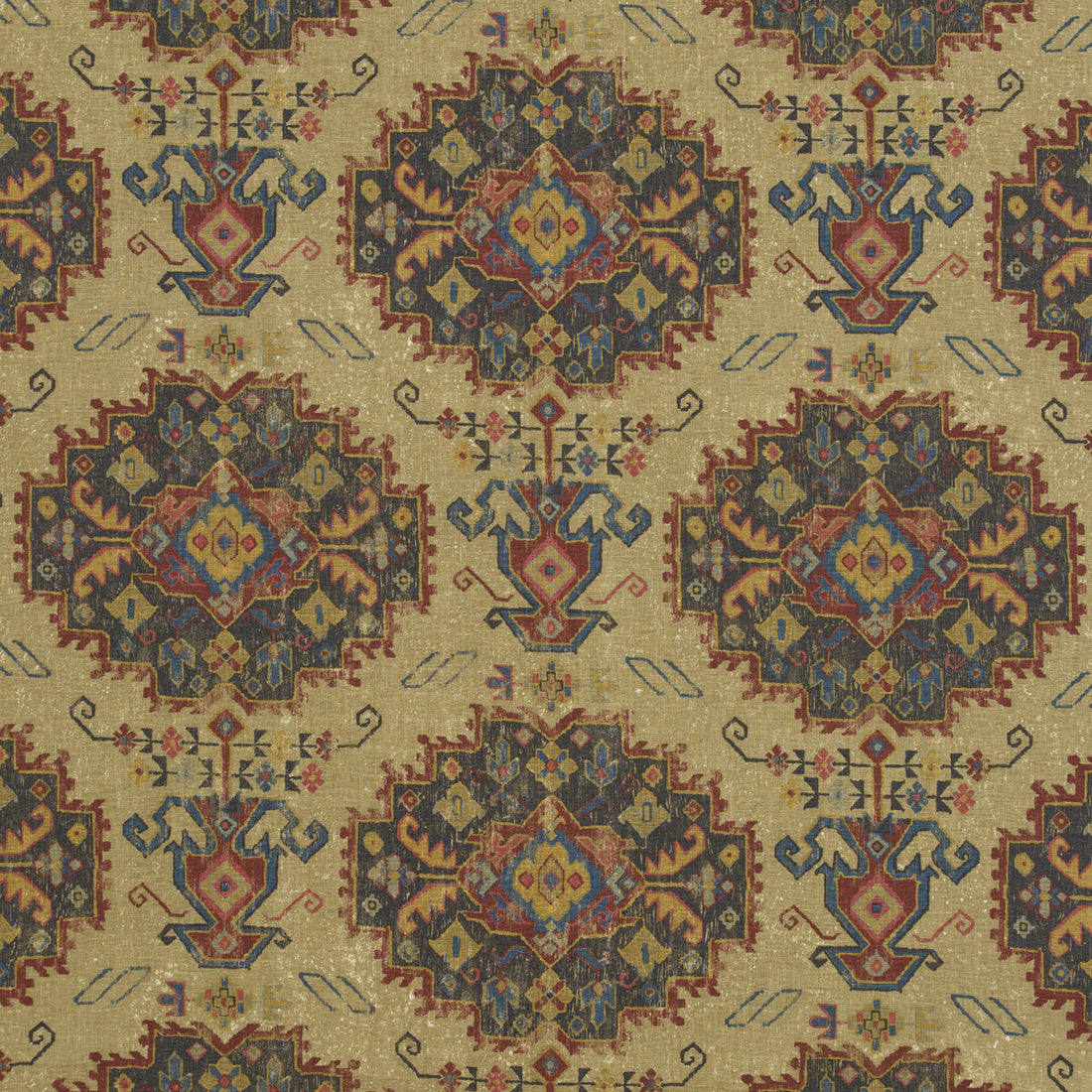 Samarkand fabric in spice color - pattern BP10718.1.0 - by G P &amp; J Baker in the East To West collection