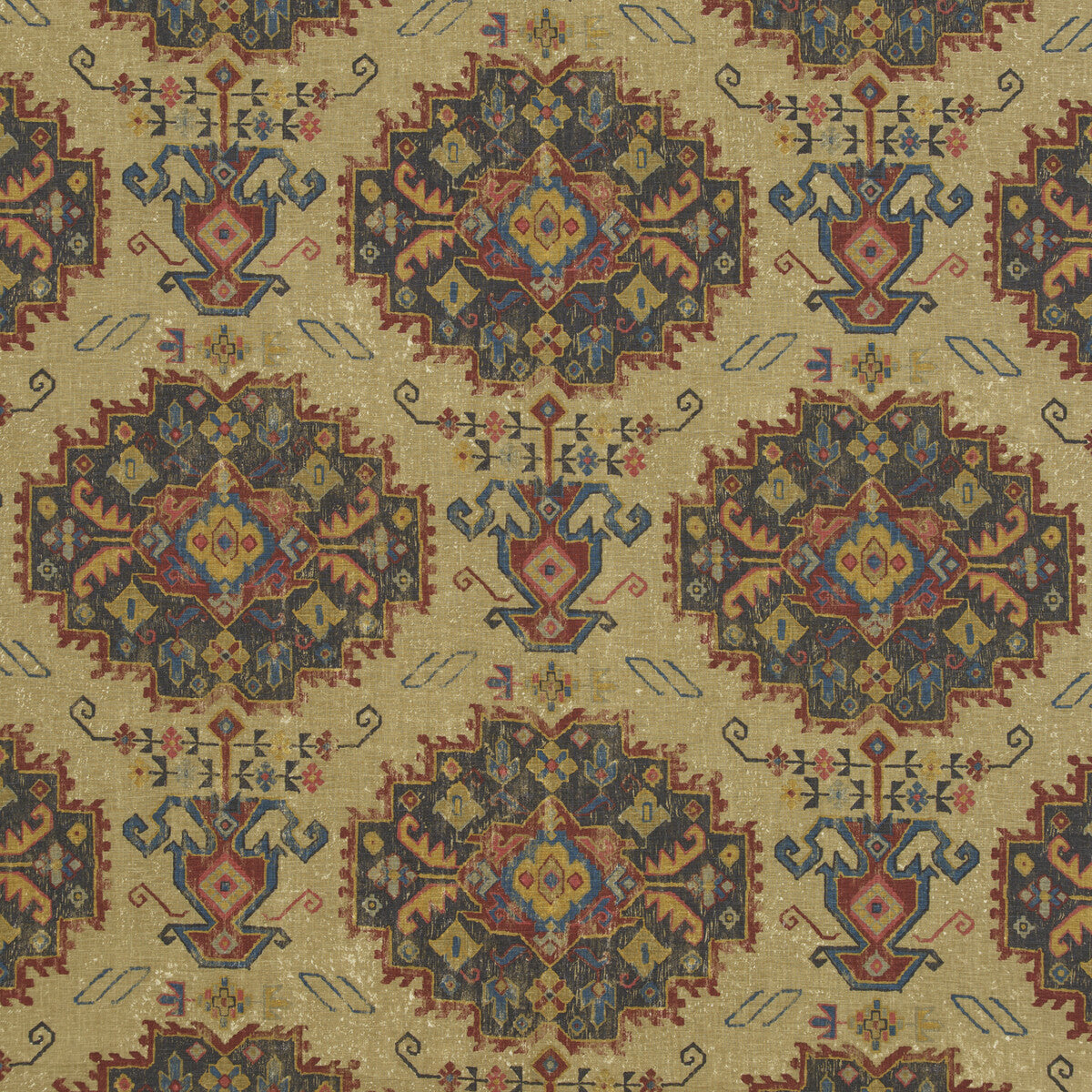 Samarkand fabric in spice color - pattern BP10718.1.0 - by G P & J Baker in the East To West collection