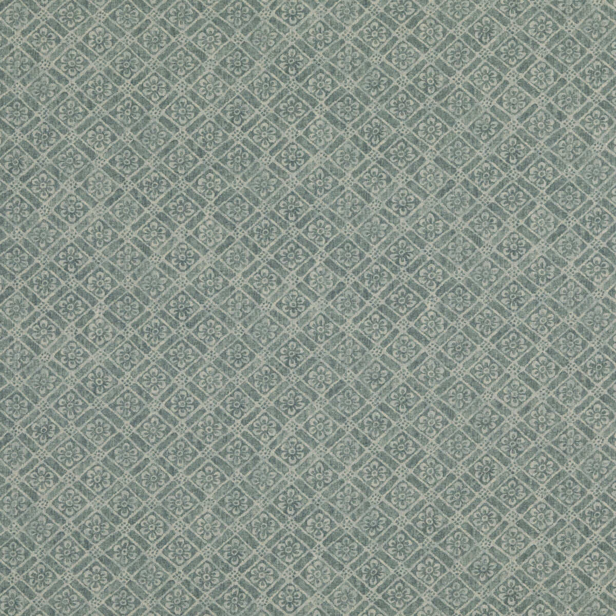 Moreton Trellis fabric in teal color - pattern BP10775.3.0 - by G P & J Baker in the Signature Prints collection