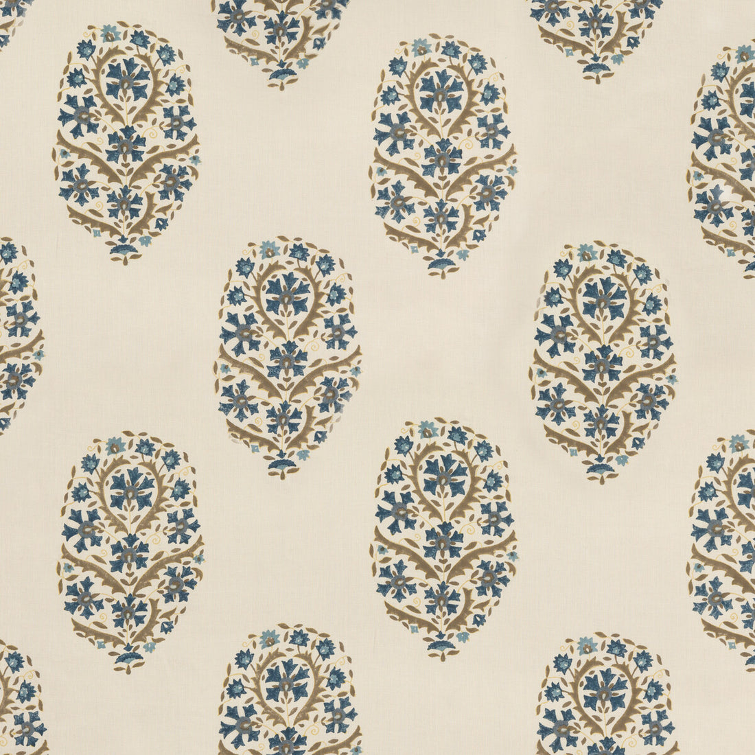 Aydon fabric in indigo color - pattern BP10795.2.0 - by G P &amp; J Baker in the Artisan II collection