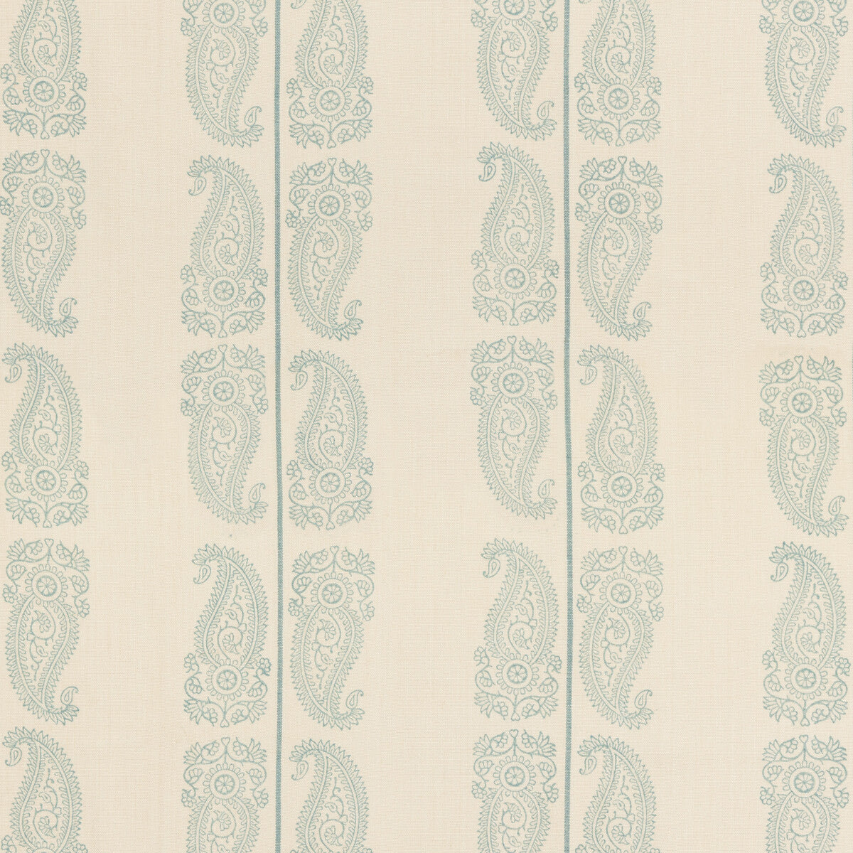 Cromer Paisley fabric in aqua color - pattern BP10796.1.0 - by G P & J Baker in the Artisan II collection