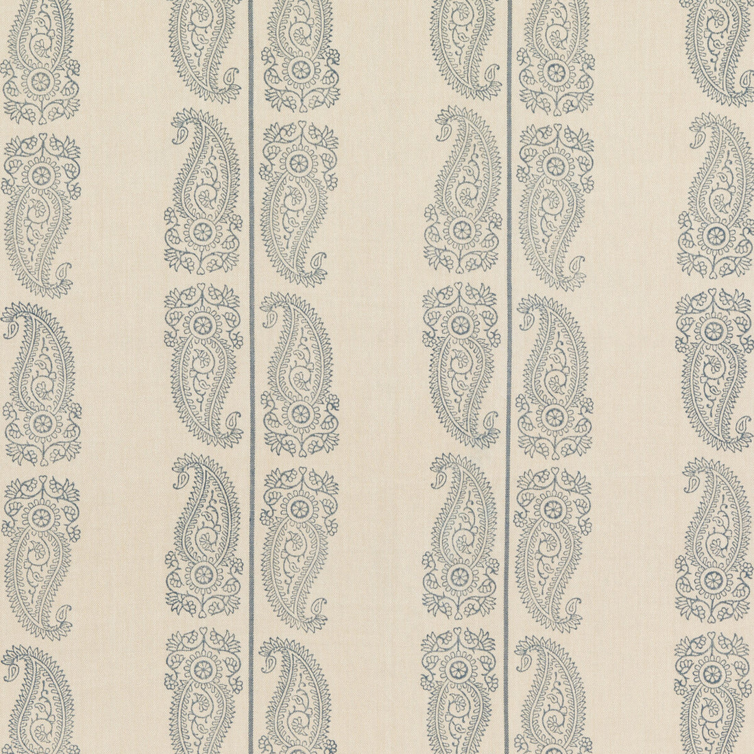 Cromer Paisley fabric in indigo color - pattern BP10796.2.0 - by G P &amp; J Baker in the Artisan II collection