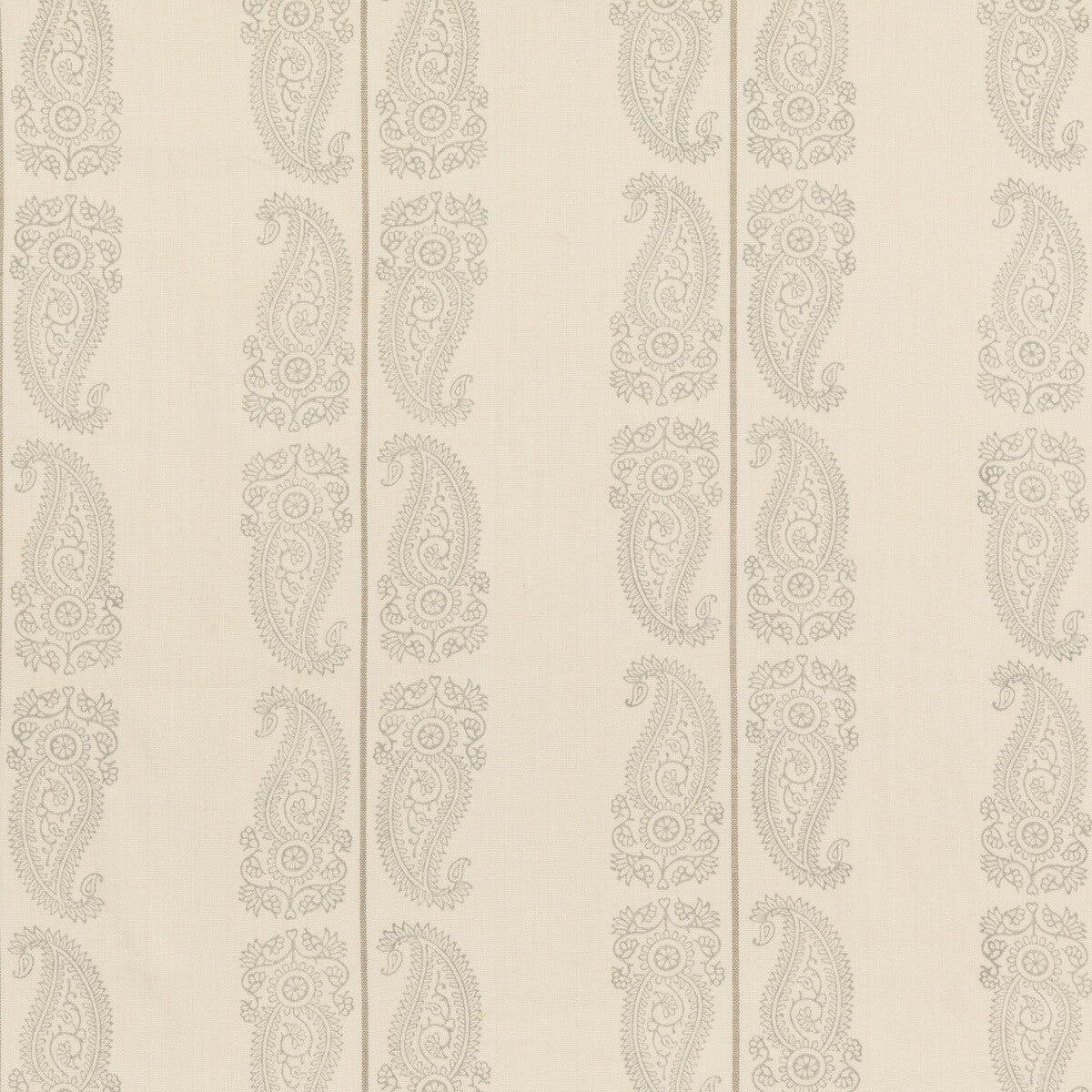 Cromer Paisley fabric in dove color - pattern BP10796.3.0 - by G P & J Baker in the Artisan II collection