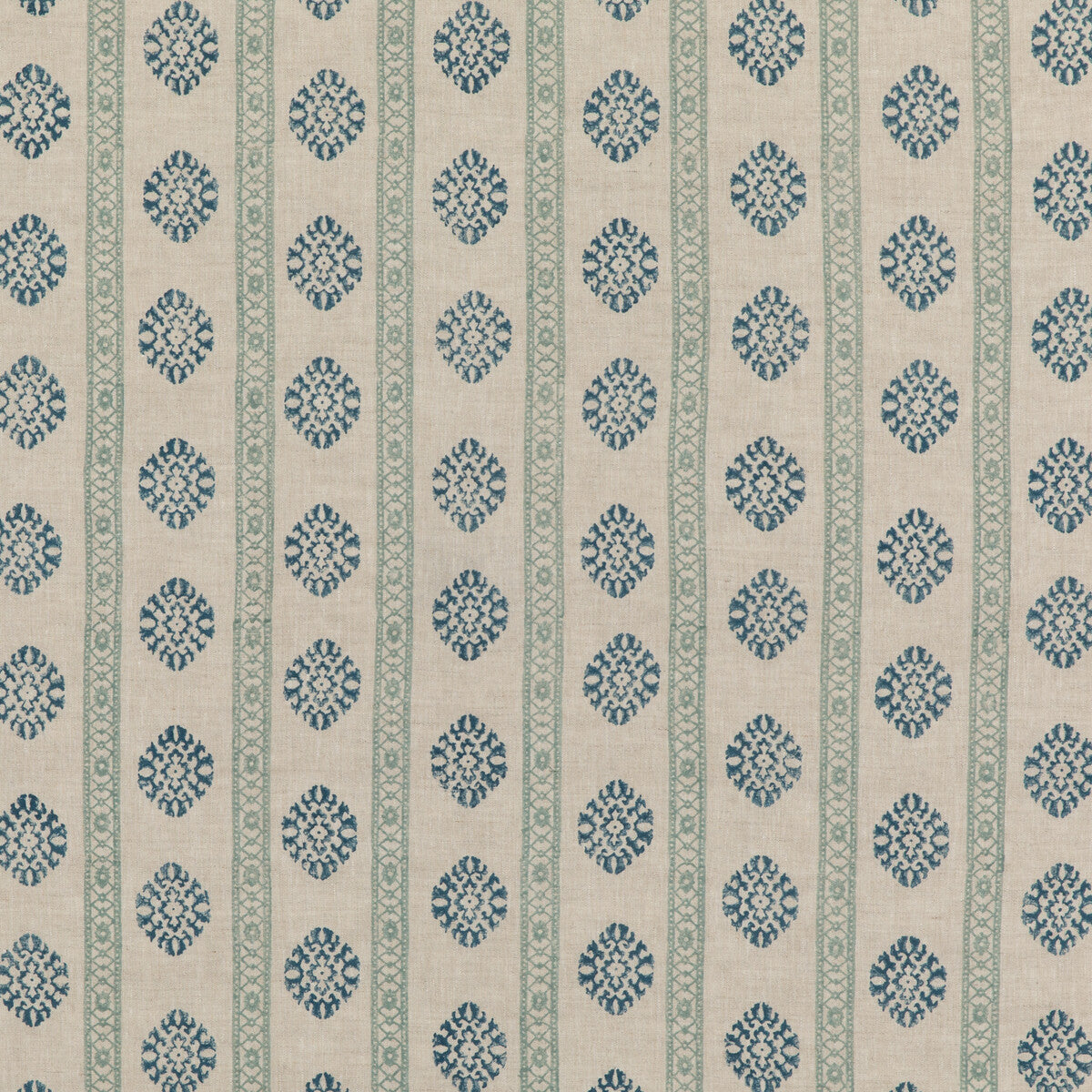 Alma fabric in aqua color - pattern BP10821.4.0 - by G P & J Baker in the Coromandel Small Prints collection