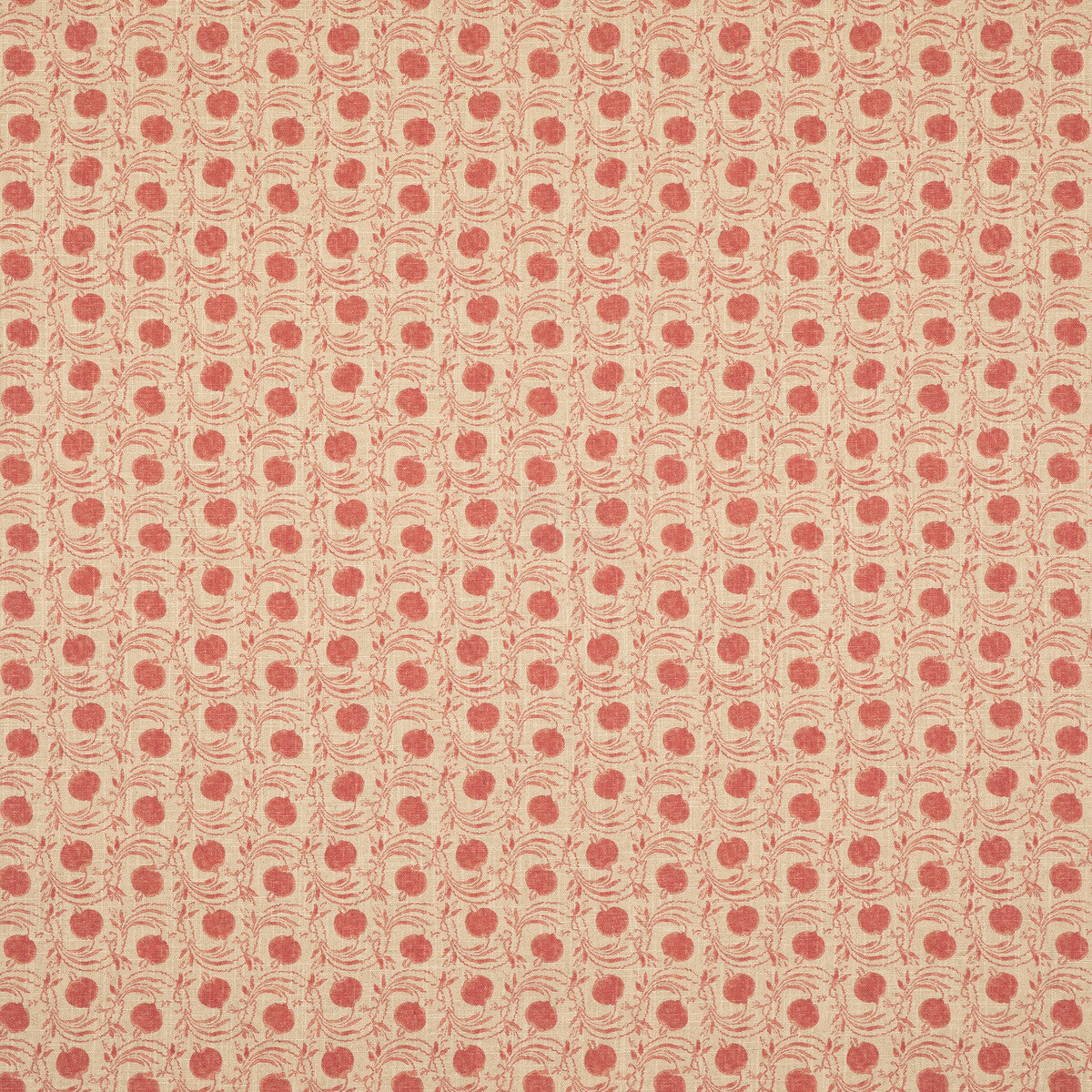 Seed Pod fabric in red color - pattern BP10824.1.0 - by G P & J Baker in the Coromandel Small Prints collection