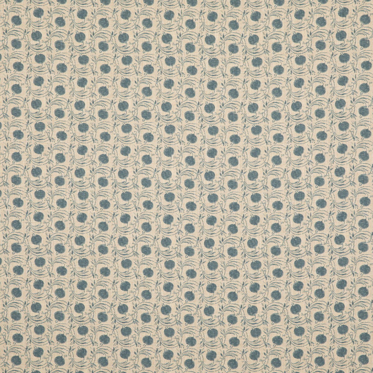 Seed Pod fabric in blue color - pattern BP10824.2.0 - by G P & J Baker in the Coromandel Small Prints collection