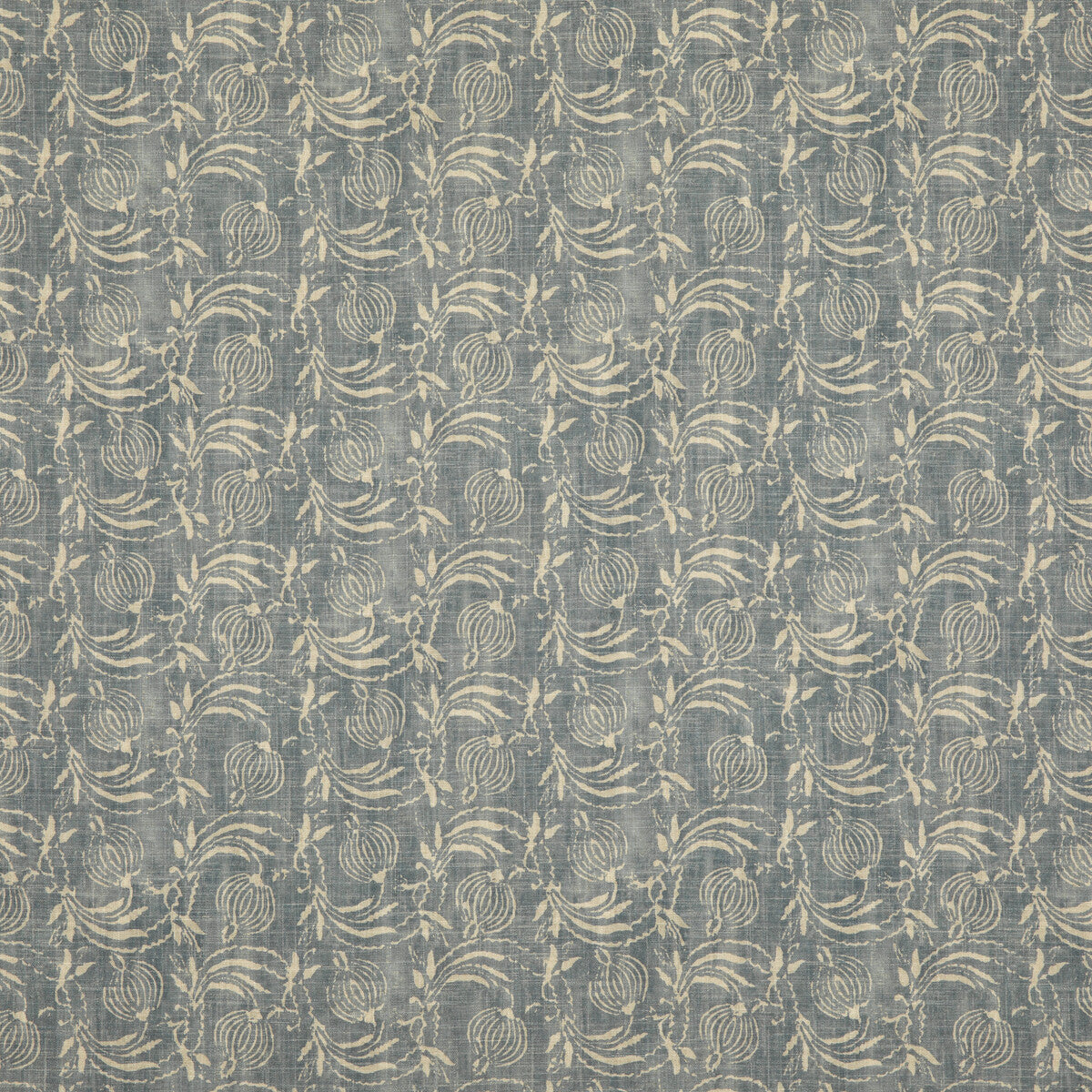 Pomegranate fabric in denim color - pattern BP10825.2.0 - by G P & J Baker in the Coromandel Small Prints collection