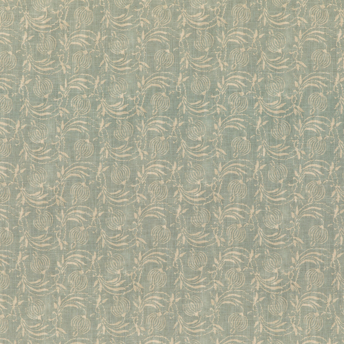 Pomegranate fabric in aqua color - pattern BP10825.4.0 - by G P &amp; J Baker in the Coromandel Small Prints collection