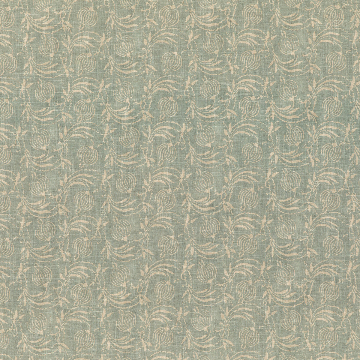 Pomegranate fabric in aqua color - pattern BP10825.4.0 - by G P & J Baker in the Coromandel Small Prints collection