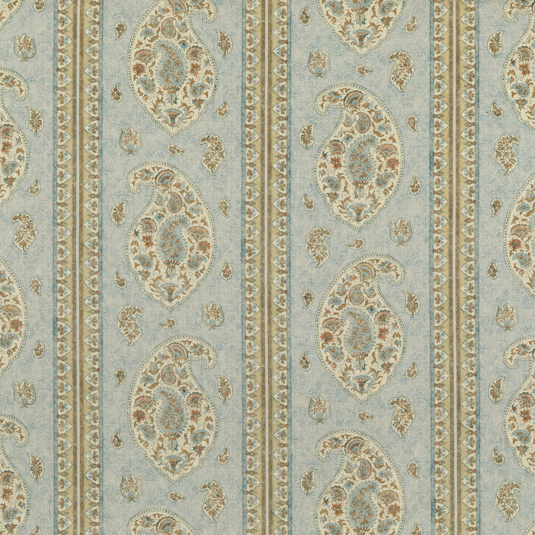 Coromandel fabric in blue/sand color - pattern BP10831.4.0 - by G P &amp; J Baker in the Coromandel collection
