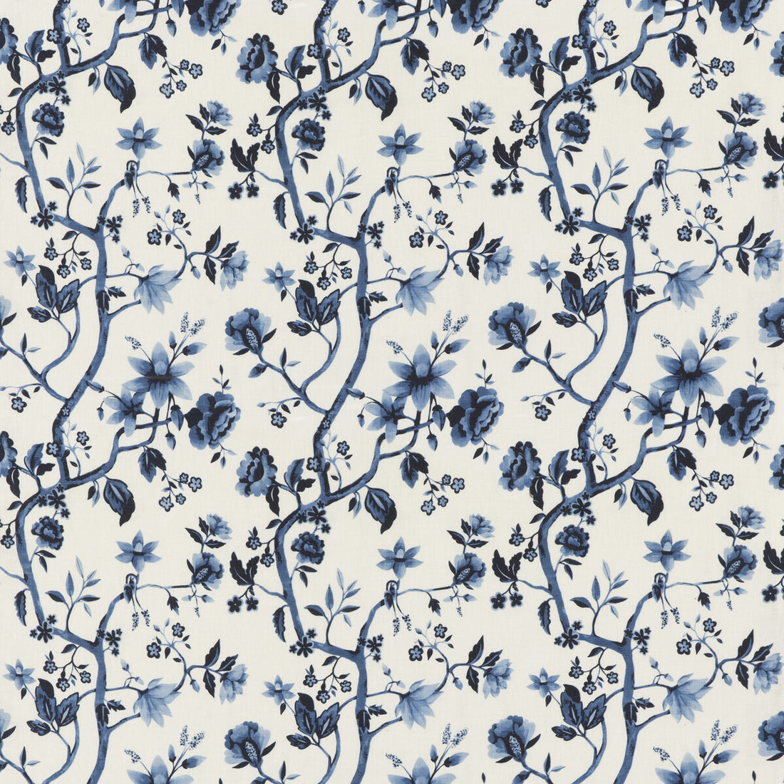 Petworth fabric in indigo color - pattern BP10910.1.0 - by G P &amp; J Baker in the Portobello collection