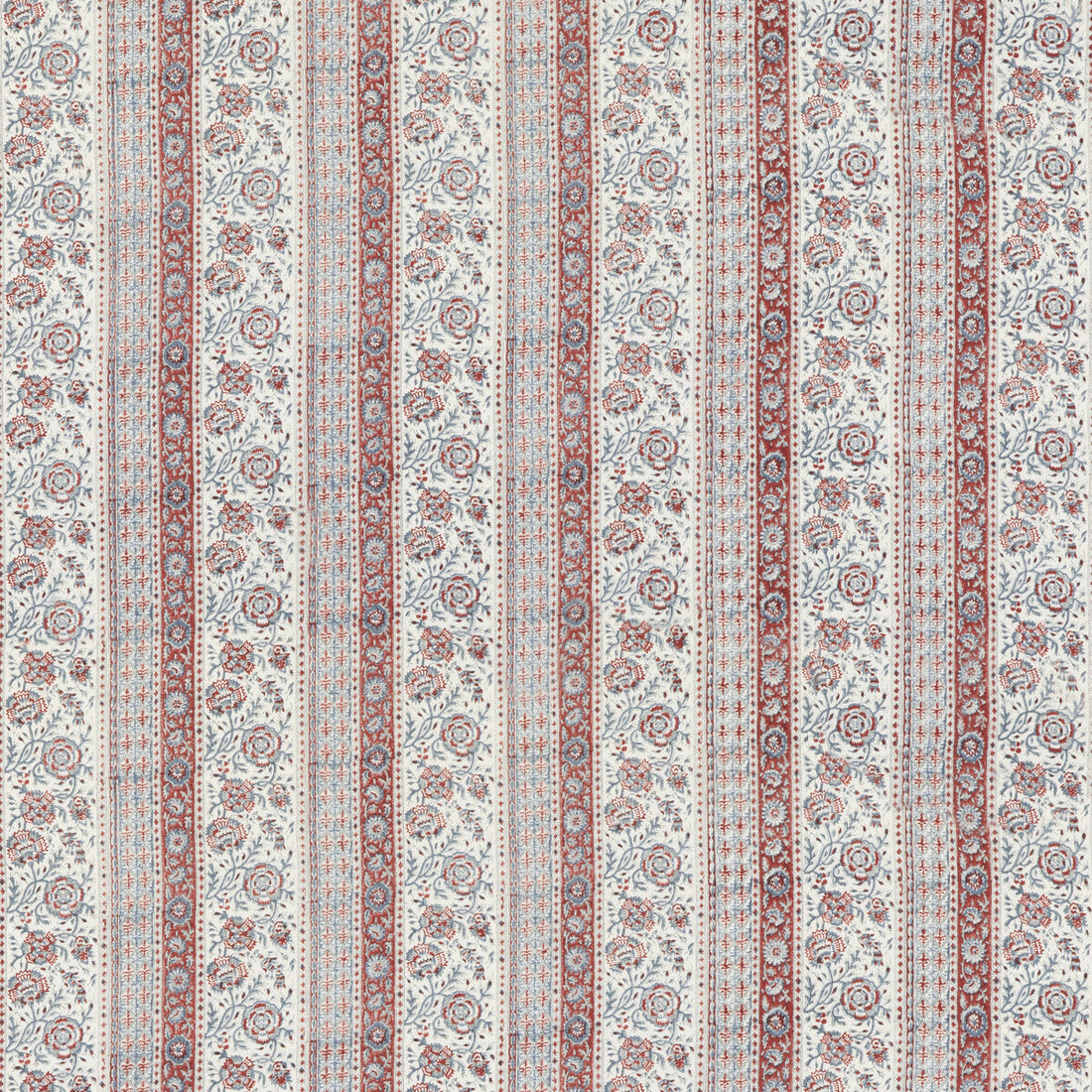 Tillington fabric in red/ blue color - pattern BP10912.2.0 - by G P &amp; J Baker in the Portobello collection