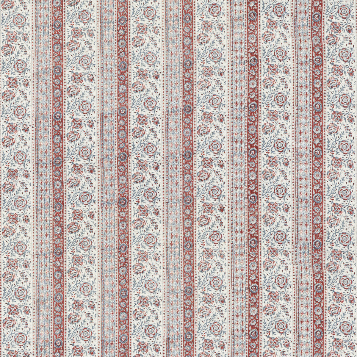 Tillington fabric in red/ blue color - pattern BP10912.2.0 - by G P & J Baker in the Portobello collection